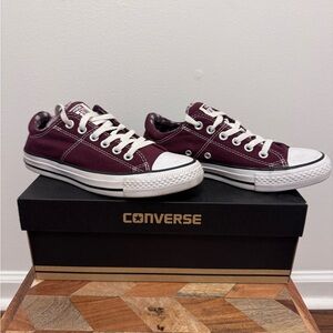 Converse Maroon Low-Top Sneakers